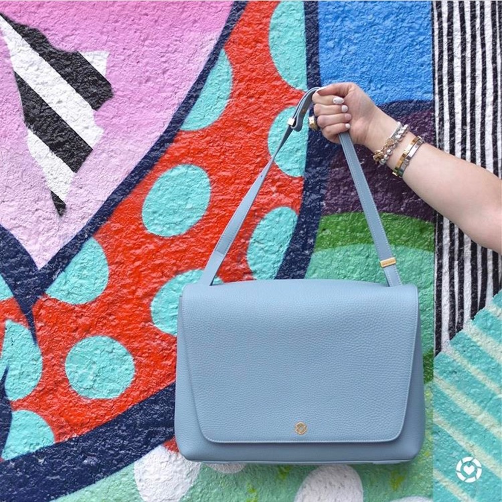 Dagne Dover blue Simone Satchel